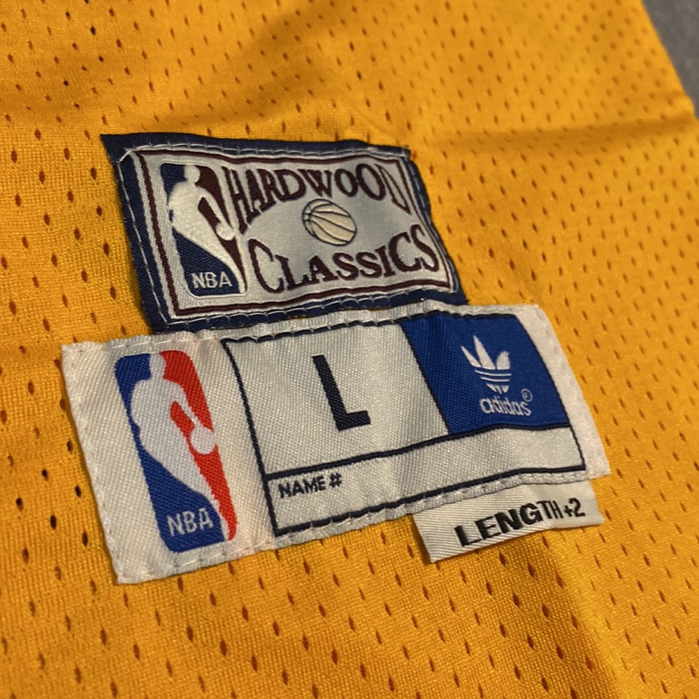 Los Angeles Lakers #44 Jerry West Adidas Hardwood Classics Jersey - Picture 7 of 11